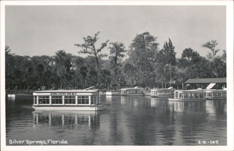 Glass Bottom Boats at Silver Springs, Florida