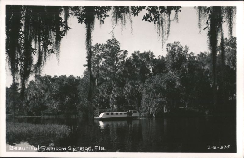 Glass-Bottom Boat on Rainbow River, Florida Dunnellon