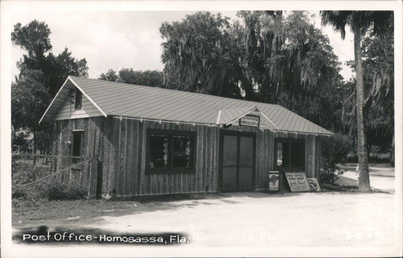 Homosassa Florida Post Office and Soda Shop