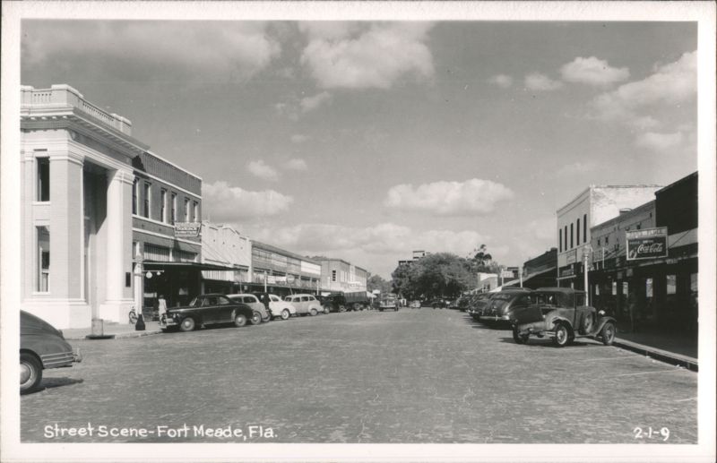 Downtown Street Scene, Fort Meade, Florida