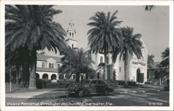 Peace Memorial Presbyterian Church, Clearwater, Florida Postcard