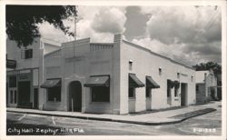 Zephyr Hills City Hall, Florida Postcard