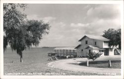 Lions Park Boat Dock on Lake Alfred, Florida Postcard