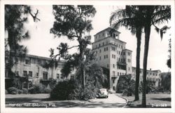 Harder Hall Hotel, Sebring, Florida Postcard