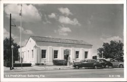 Sebring Florida Post Office Building Postcard