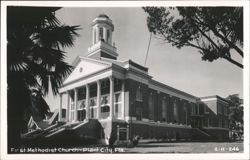 First Methodist Church, Plant City, Florida Postcard
