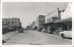 Plant City Florida Main Street Scene Postcard