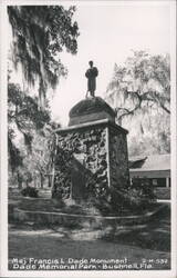 Maj. Francis L. Dade Monument at Dade Memorial Park Postcard