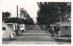 Municipal Trailer Park, Punta Gorda, Florida Postcard