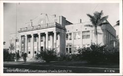 Charlotte County Court House, Punta Gorda, Florida Postcard