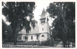 First Baptist Church, Dade City, Florida Postcard