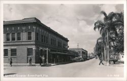 Avon Park, Florida Main Street Scene Postcard