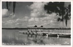 Pier on Lake Lotela at Pinecrest Lakes Club Postcard