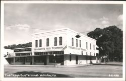 Trailways Bus Terminal, Williston, FL Postcard