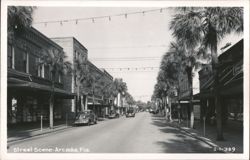 Street Scene in Arcadia, Florida Postcard