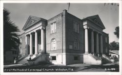 First Methodist Episcopal Church, Williston, Florida Postcard