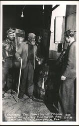 Making Turpentine at Lewis Plantation Still, Brooksville, FL Postcard