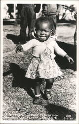 Smiling Toddler at Lewis Plantation, Brooksville, Florida Postcard