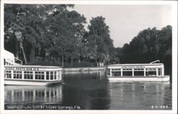 Glass Bottom Boats at Silver Springs, Florida Postcard