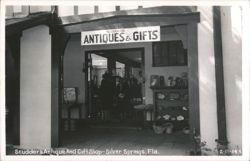Scudder's Antiques & Gifts Shop - Silver Springs, Florida Postcard