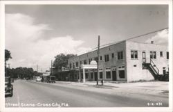 Hotel Diana and Nyals Drugs, Main Street Scene Postcard