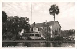 Mrs. Williams' Riverside Home, Homosassa, Florida Postcard