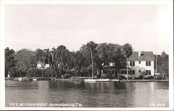 Mrs. Williams Hotel on the Homosassa River Postcard