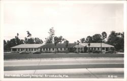 Hernando County Hospital Brooksville Florida Postcard