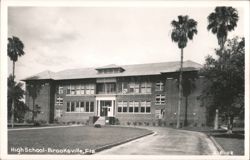 Brooksville High School, Florida Postcard