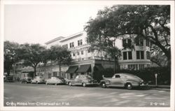 Gray Moss Inn, Clearwater, Florida with Classic Cars Postcard