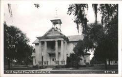 First Baptist Church of Eustis, Florida Postcard