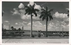 Manatee River Bridge, Bradenton, Florida Postcard