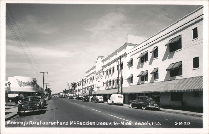 Mammy's Restaurant and McFadden Deauville Hotel Miami Beach Florida
