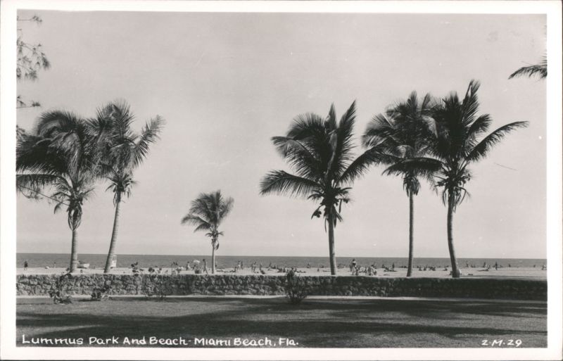 Lummus Park and Beach Miami Beach Florida