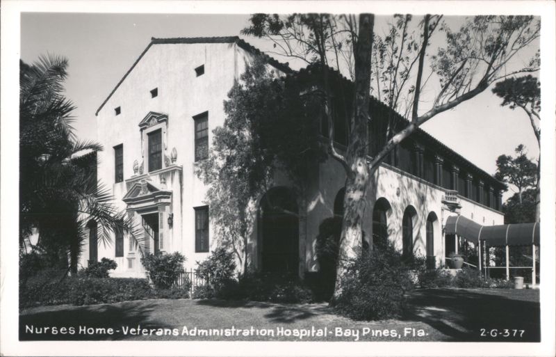 Nurses Home, Veterans Administration Hospital Bay Pines Florida