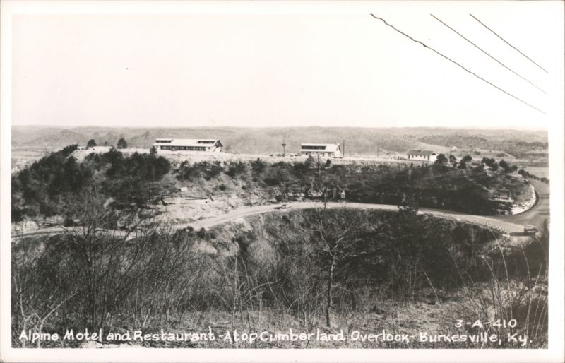 Alpine Motel and Restaurant Atop Cumberland Overlook Burkesville Kentucky