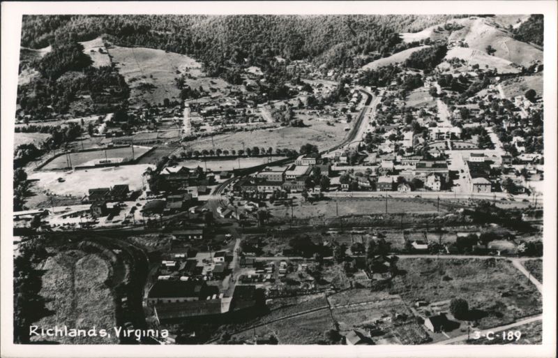 Aerial View of Richland, Virginia Richlands
