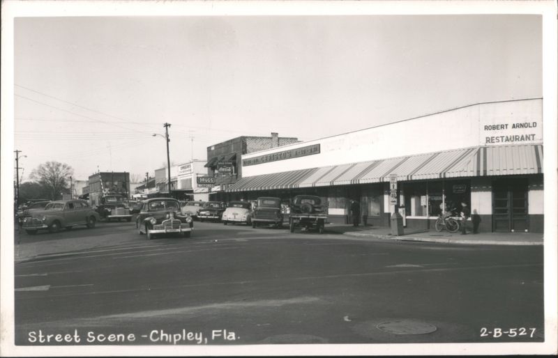 Street Scene in Chipley, Florida