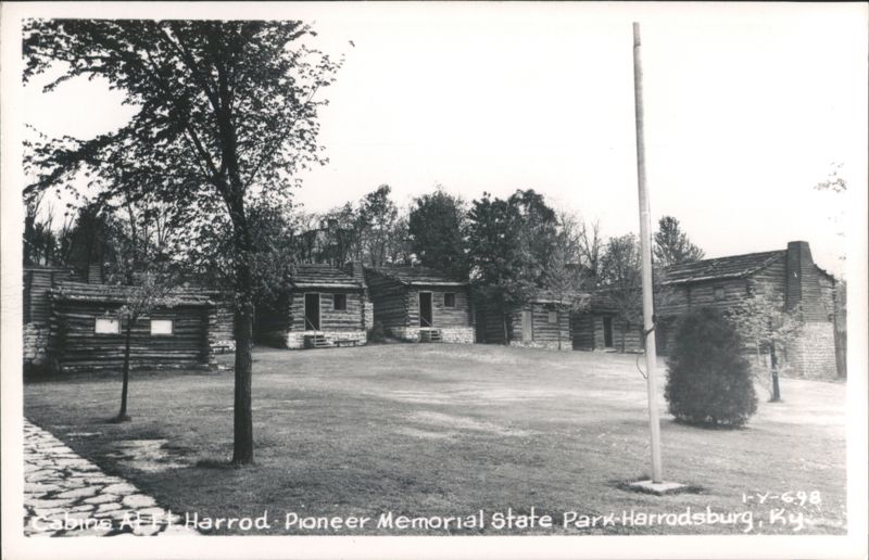 Cabins at Fort Harrod, Pioneer Memorial State Park Harrodsburg Kentucky