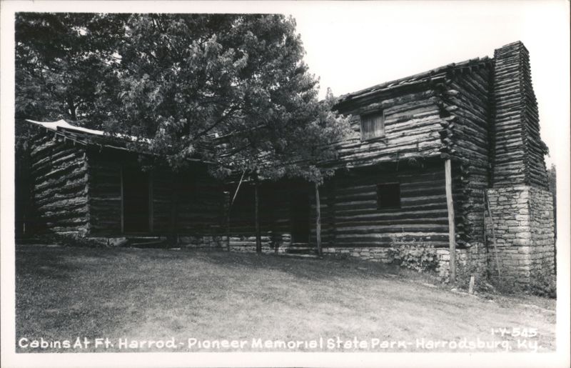 Cabins at Ft. Harrod, Pioneer Memorial State Park Harrodsburg Kentucky