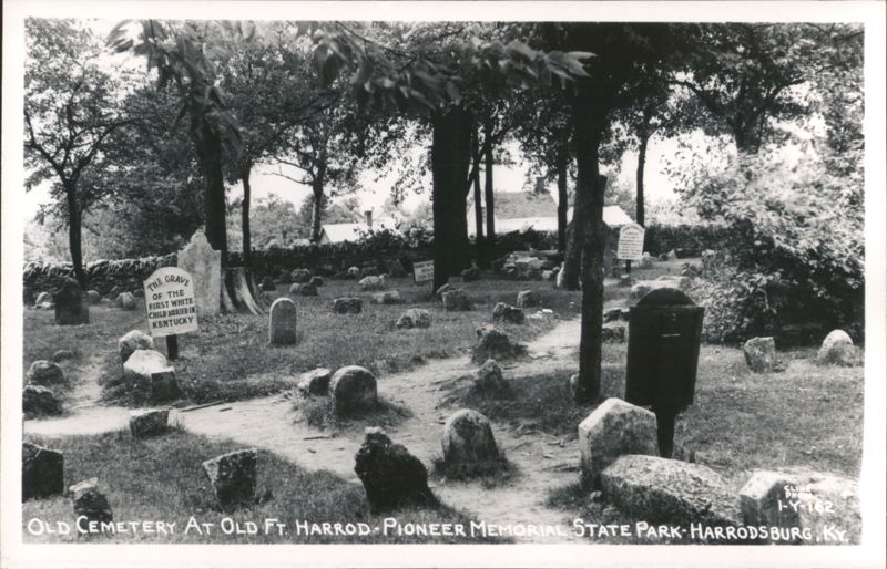 Old Cemetery at Old Fort Harrod Harrodsburg Kentucky