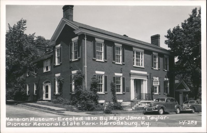 Mansion Museum, Pioneer Memorial State Park, Harrodsburg Kentucky
