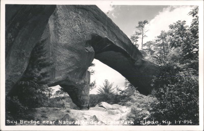 Sky Bridge near Natural Bridge State Park Slade Kentucky