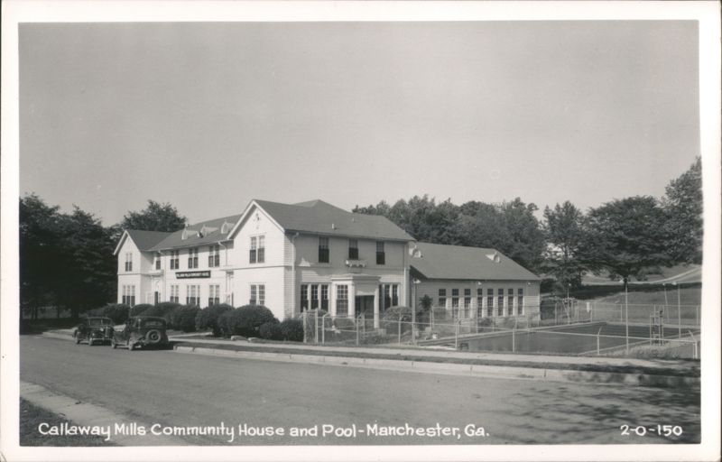 Callaway Mills Community House and Pool Manchester Georgia