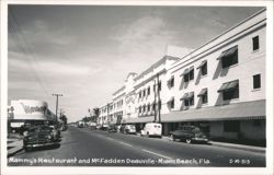 Mammy's Restaurant and McFadden Deauville Hotel Postcard