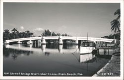 41st Street Bridge Over Indian Creek Postcard