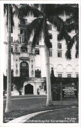 Entrance, Veterans Administration Hospital Postcard