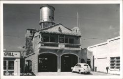Dania City Hall and Water Tower Postcard