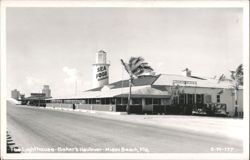 The Lighthouse Restaurant at Baker's Haulover, Miami Beach Postcard
