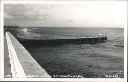 Jetty at Bakers Haulover Postcard